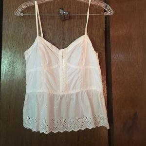 American Eagle Eyelet Tank